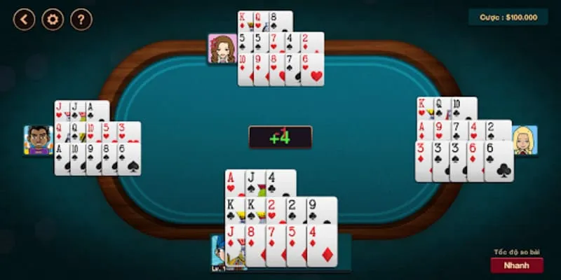 Trong game có nhiều giá trị bài đặc biệt
